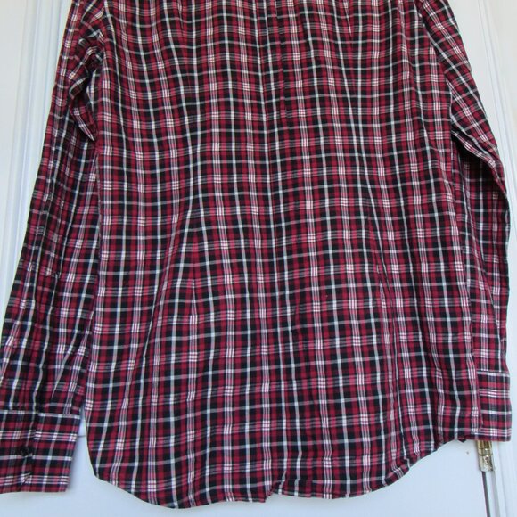 Dolce & Gabbana Men Dress Shirt Size 16/41 Red Black Button Up,made in Italy - Picture 8 of 9